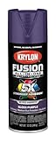 Krylon Fusion All-In-One Adhesive Spray Paint for Indoor/Outdoor Use, 12 oz, Purple