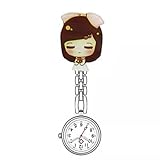 SHYYOULQE Reloj de enfermería de silicona suave versátil para uso hospitalario profesional de la salud para uso hospitalario y clínico, reloj profesional de la salud, Hermosa enfermera