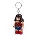 Lego DC Super Heroes Large 3 Inch Tall Figure Keychain Light - Wonder Woman (KE117H)