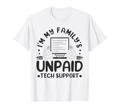 Soy el ingeniero informático divertido del soporte técnico no remunerado de Camiseta