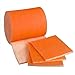MERV 8 Tackified Polyester Filter Media Orange/White - 10 Foot Roll by 25 inch Wide