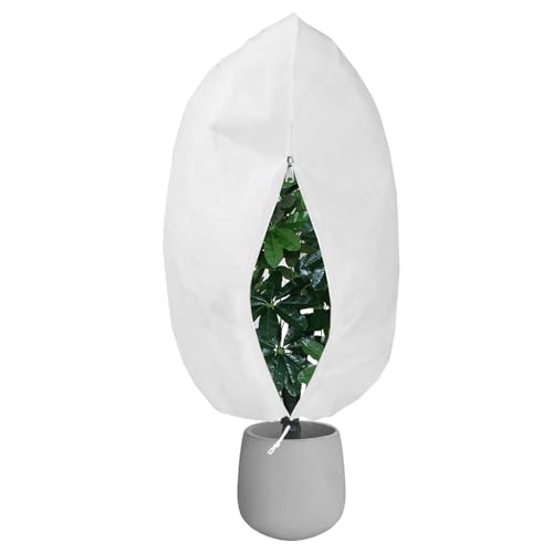 THAKOI Protection Plante Hivernage, 85g/m² Housse Hivernage Plante avec Cordon de Serrage et...