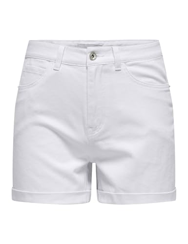 Shorts Noos Denim Femme Only Onlvega Hw Mom en toile denim durable