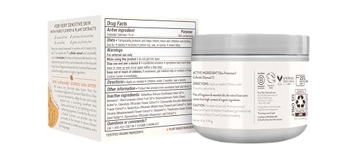 BABO Botanicals Sensitive Baby Fragrance-Free All Natural Healing Ointment - 99% Organic & 1% Colloidal Oat - Steroid-Free - NSF Certified - for Eczema, Irritated/Itchy Skin - Face, Body, Diaper Area