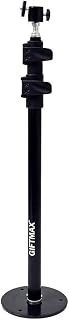 PHOTOMAX Mini Wall Mount Boom Arm Tripod 120cm Wall Ceiling Mount Boom Arm Tripod Desk Mount Table Stand Adjustable Height for Photo Studio Video Ring Light Strobe Flash Mobile Lighting Softbox (CM04)