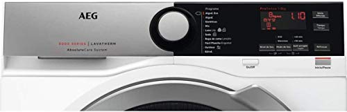 AEG-T8DEE862-Secadora-con-Bomba-de-Calor-de-Libre-Instalacion-8-Kg-Serie-8000-Motor-Inverter-8-Ciclos-de-Secado-Programa-Rapido-Panel-de-control-LCD-Puerta-XL-Plateada-Blanca-A