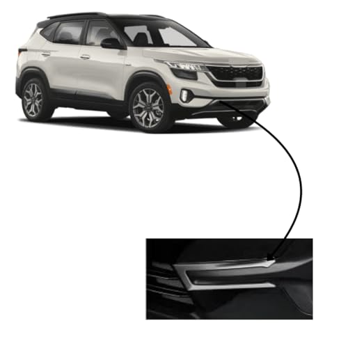 Image of Mpower Chrome Fog Lamp Accessory Compatible With Kia Seltos 2019-2022 Modle | Suitable For All Variants | OEM Quality | Set of 2pcs