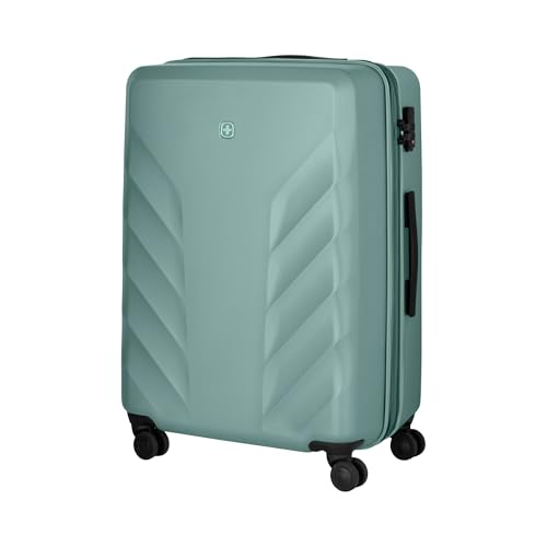 Image of WENGER, Motion, Medium Hardside Suitcase, 85 litres, Green, 653771, Swiss Designed