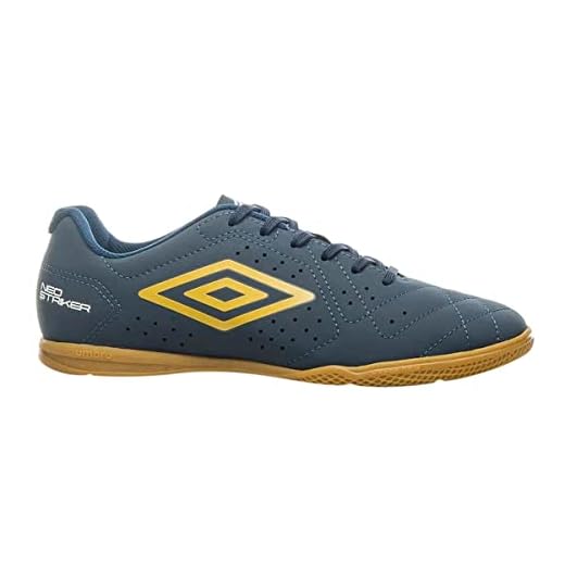 Chuteira Futsal, Umbro Neo Striker, Umbro, Masculina, Marinho/Dourado/Branco, 43