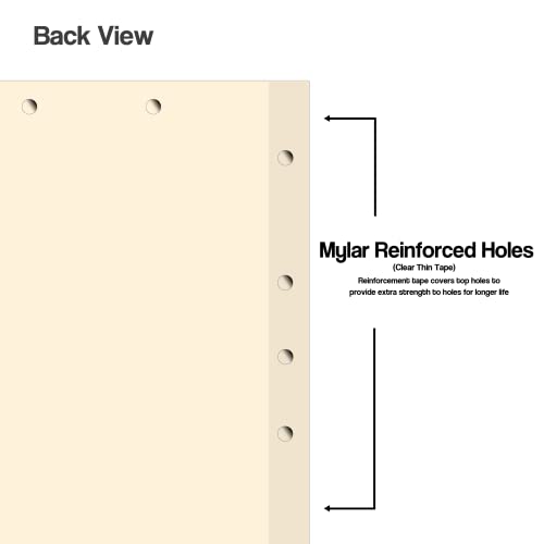 Doctor Stuff - Medical Fileback Divider Set, Side Tab, Side Fastener, 20 Sets Of 8 Tabs #TOP3