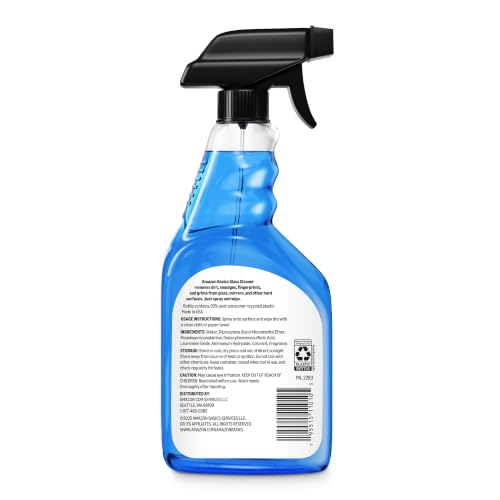 Amazon Basics Glass Cleaner, Streak-Free Shine, 32 Fl Oz, Pack of 2 with 1 Sprayer - image 6