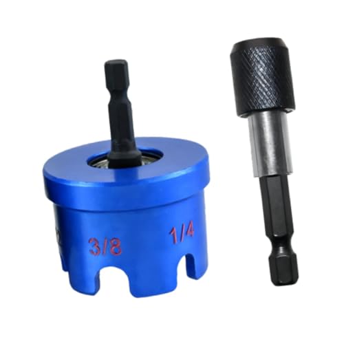 Outil Raccord Perceuse Extracteur d'Écrou Bleu pour Vos Travaux de Construction et d'Atelier