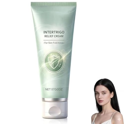 2026 New Intertrigo Cream for belly fold Intertrigo Relief Cream Gentle Skin Barrier Care for Folds & Friction Areas Non-Greasy Fast Absorbing Daily Skin Care Cream for Sensitive Skin 57G