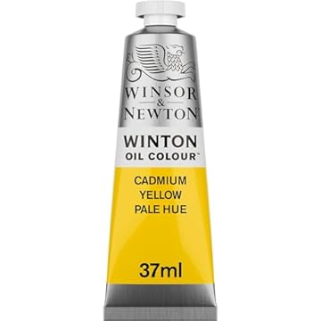 Winsor & Newton 37ml Winton Oil Colour Tube - Cadmium Yellow Pale Hue,1414119