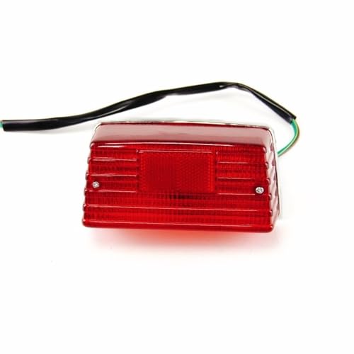 Luz trasera de intermitente para moto AX100 y GS125 con piloto de freno trasero