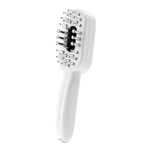 Brosse à cheveux électrique à lumière rouge pour absorption profonde des huiles