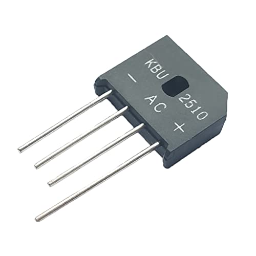 Image of 5pcs KBU2510 2510 Bridge Rectifier Diode 25A 1000V Silicon Bridge Rectifiers,4Pins.