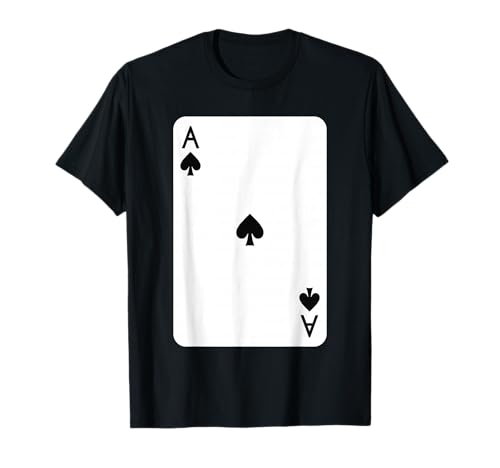 Ace of Spades Playing Cards Halloween Costume Deck of Cards T-Shirt