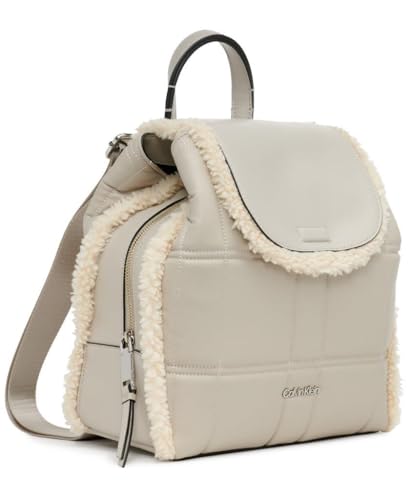Calvin Klein Women's Millie Novelty Backpack, Fawn/Ivory, One Size2