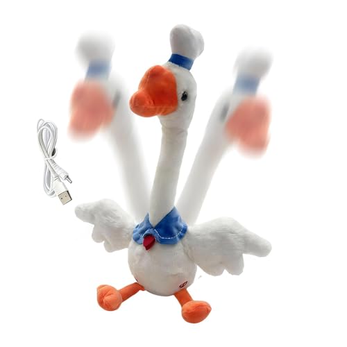 Peluche qui répète les paroles de 34 cm et jouet interactif rechargeable