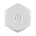 Plastic Fogger Misting Nozzles with Poly Filter White 1/8in NPT 1 GPH 10 Pack