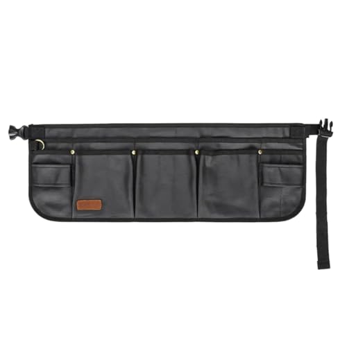 Tool Utility Pouch with Multiple Pockets Anti-Scratch Wear Resistant Waterproof Pocket Belt for Electrician Carpenter for Electrician Carpenter(Black)