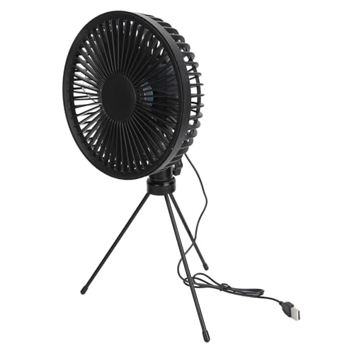 Ventilador de Acampamento Ao Ar Livre, Painel Solar Portátil de 10W IP67 à Prova d'água Com Velocid