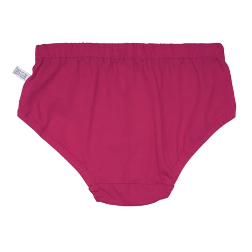 Image of DChica Essentials Cotton Panties for Girls, Comfortable Mid-Waist Hipster Panty with Stretchable Soft Inner Elastic, Full Coverage Breathable Briefs (Multicolor) Solid & Printed