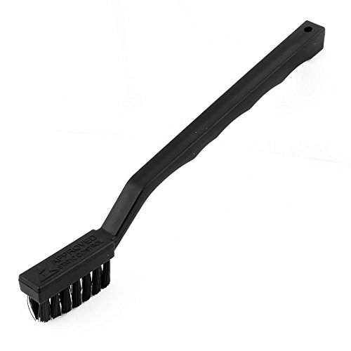 Aexit 2 Pcs Tool Sets 180 x 70 x 10mm Black Waving Plastic Handle Industrial Anti ESD Tool Sets Static Brush