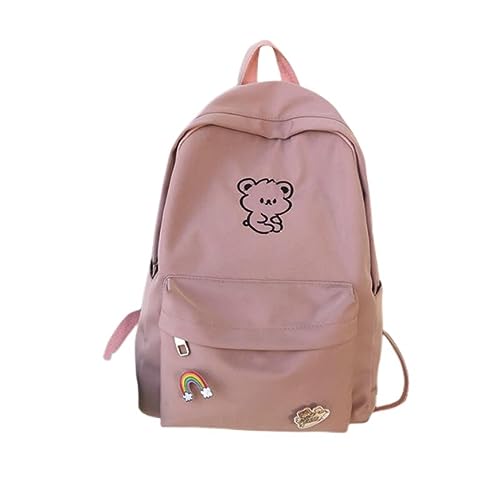 Sac à dos filles pour le collège et lycée grand compartiment noir