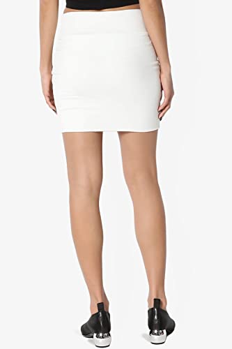 TheMogan Basic Sexy Stretch Knit High Waisted Bodycon Mini Skirt3