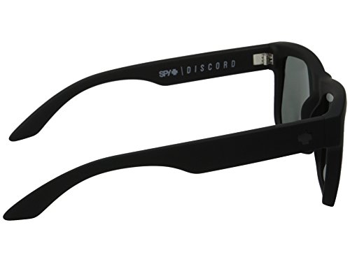 Spy Discord Sunglasses Soft Matte Black with Happy Gray Green Polarized Lens3