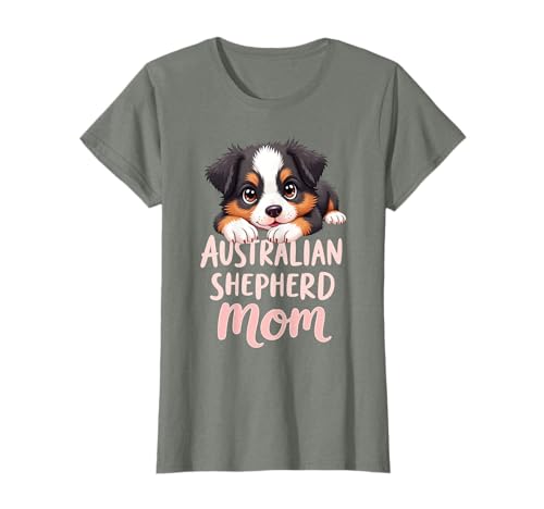 Un divertente design a tema pastore australiano per ogni orgoglioso cane mamma, mamma, mamma o nonna che sa che la vita con un australiano significa caos, pelliccia e amore. Perfetto per le madri che abbracciano il lato divertente di essere una mamma Australian Shepherd.