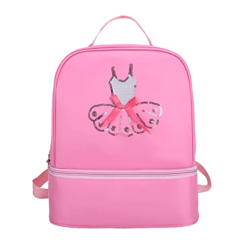 Sac de danse de ballet petites filles sac à dos de rangement avec chaussettes