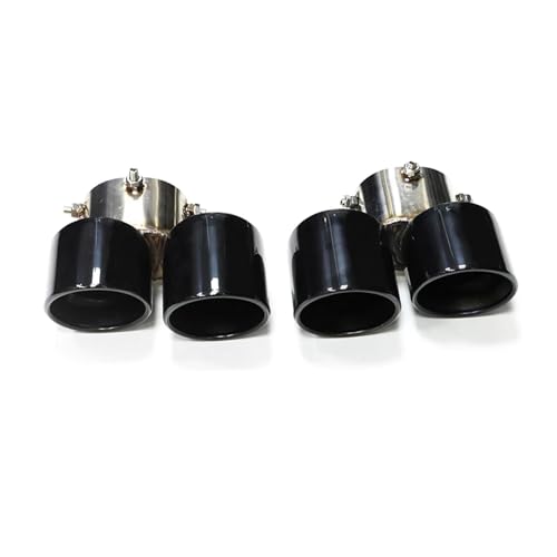 Tuyau d'échappement de voiture BMW 840i anti-corrosion embout acier inox noir
