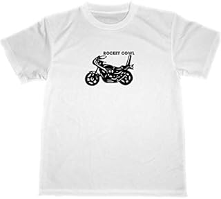[ＴＵＧＥ９９９９] ロケットカウル ドライ Tシャツ 旧車 バイク グッズ