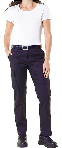Skywear Damen Cargo-Arbeitshose mit sechs Taschen, mehrere Taschen, taktische Hose, erhältlich in Marineblau und Schwarz, navy, 40 Skywear Damen Cargo-Arbeitshose mit sechs Taschen, mehrere Taschen, taktische Hose, erhältlich in Marineblau und Schwarz, navy, 40