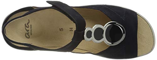 ARA Corte, Sandali a T Donna, Blu 72, 41 EU Larga