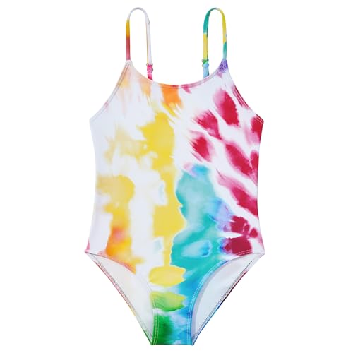 Image of Zando Girls Bathing Suit Size 2-10 Years - Cute Toddler Swimsuit Girl Adjustable One Piece Swimwear for Summer Beach Wear