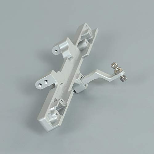 Redcolourful Rear Bumper Metal with Tow Hook RC Car Parts Accessories for TRA-XXAS TRX6 G63 6X6 Silv