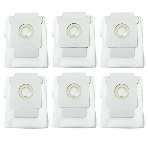 Staubbeutel für IRobot Roomba I & S & J Serie I3+ I4+ I6+ I7 I7+ I7Plus J7+ I8+ S9 S9+ Staubsaugerteile, 6 Stück