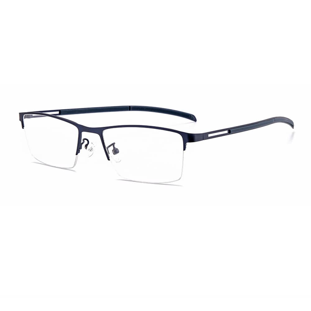 RICCIE Phototrope Sonnenbrille für Herren für den Außenbereich, Metallrahmen asphärische Harzgläser Lesebrille Dioptrie +0,25 bis +3,0,01,+1.5