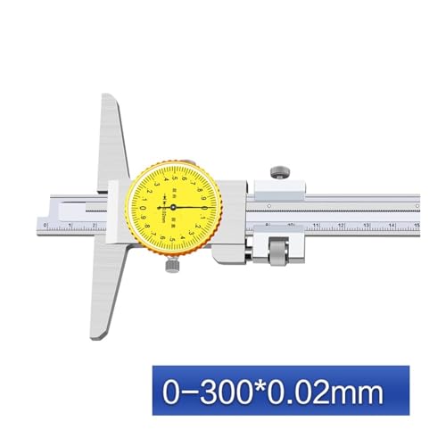 Calibrador de profundidad con dial 0-300 mm miniatura 2