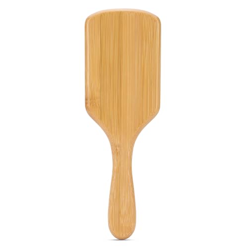 Image of Ultra Hold Wooden Paddle Hair Brush for Women & Men | Soft Bristles for Gentle Detangling & Styling | Cushioned Hair Brush Comb With Bamboo Bristles | Detangling, Hair Styling, Blow Drying, Non Static
