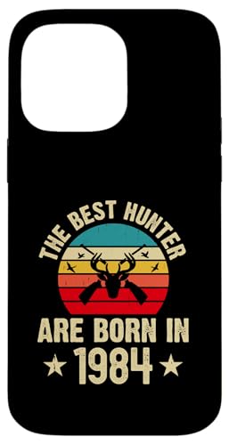 The Best Hunter Are Born in 1984 Funny Say Hunting Lover �X�}�z�P�[�X iPhone 14 Pro Max �p