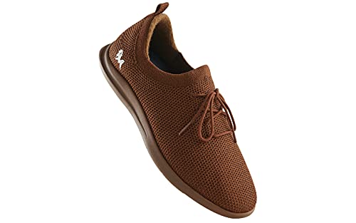 Image of Neeman's ReLive Knit Casual Sneakers for Men, Boys (Copper Brown, Numeric 5)