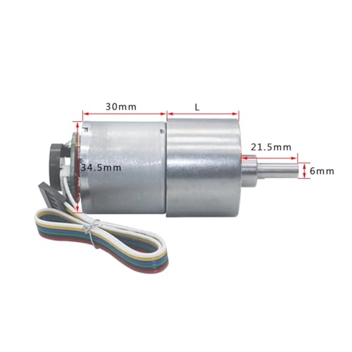 Micro moteur à engrenages CC 24V 12V réglable JGB37-3530B 178RPM - 3