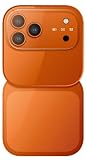 Snexian Latest Rock X Flip Dual Sim |Keypad Mobile with 1.8' Display |Flip|Fold|Call & SMS Indicator|Crystal Back Panel |BT Dialer|Voice Changer|Long Lasting Battery|Camera|Feature Phone| Orange