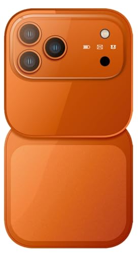 Image of Snexian Rock X Flip Dual Sim |Keypad Mobile with 1.8 inch Display |Flip|Fold|Call & SMS Indicator|Crystal Back Panel |BT Dialer|Voice Changer|Long Lasting Battery|Camera|Feature Phone| Orange