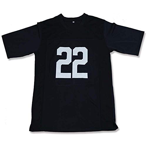 B Reynolds 22 Paul Crewe M Machine Convicts Stitch Football Jersey (50) Black